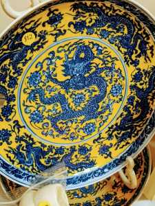 yellow dragon plate