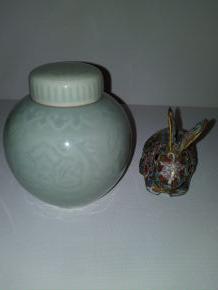 Celadon Ginger Jar white backgroud 002