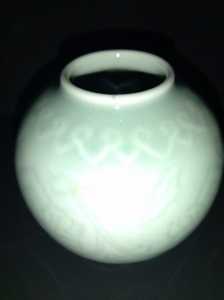 rsz celadon ginger jar 4 character marks 007