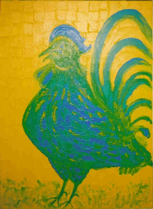 M. Le Coq Bleu Acryllic