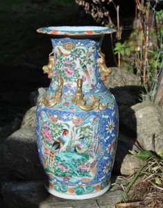 grosse antike chinesische famille rose boden vase (1)