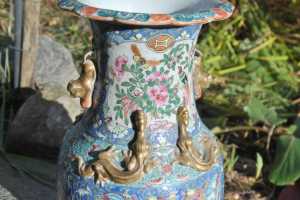 grosse antike chinesische famille rose boden vase (2)