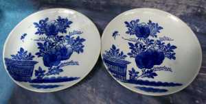 antique asian cobalt celadon plates 35.79