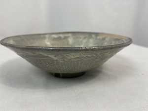 Edo mishima stoneware bowl.  AFAIK.  exterior   Copy