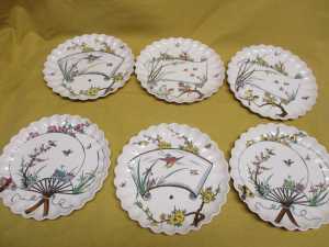 ANTIQUE COPELAND AESTHETIC MOVEMENT PLATES $30.00